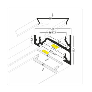 STRISCIA LED SMD 5050 RGB 300 LED 5MT C/ALIMENTATORE - Infinity Mega Store