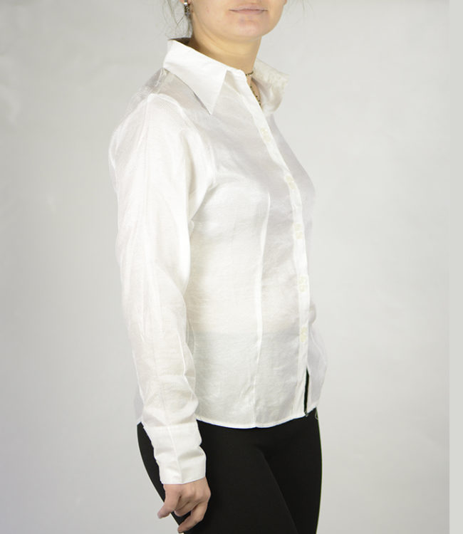 camicia bianca donna lato