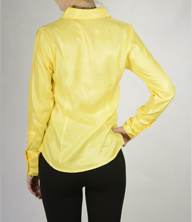 camicia donna gialla dietro